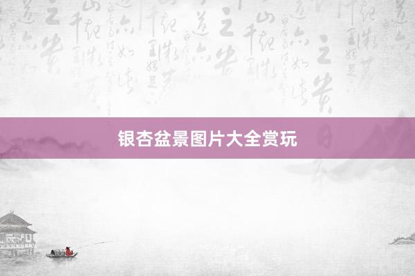 银杏盆景图片大全赏玩